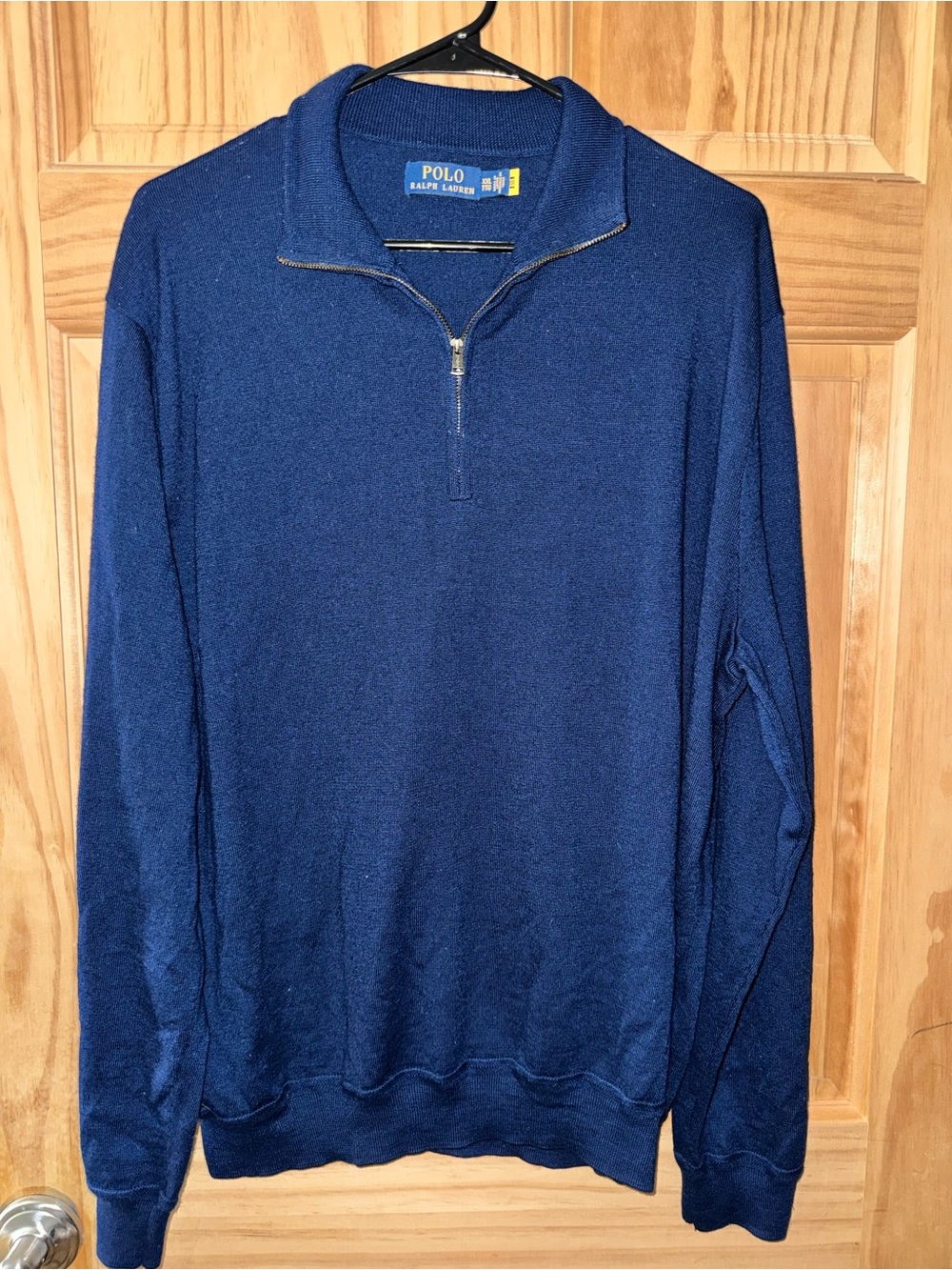 Ralph Lauren Navy Half-Zip Pullover Sweater
